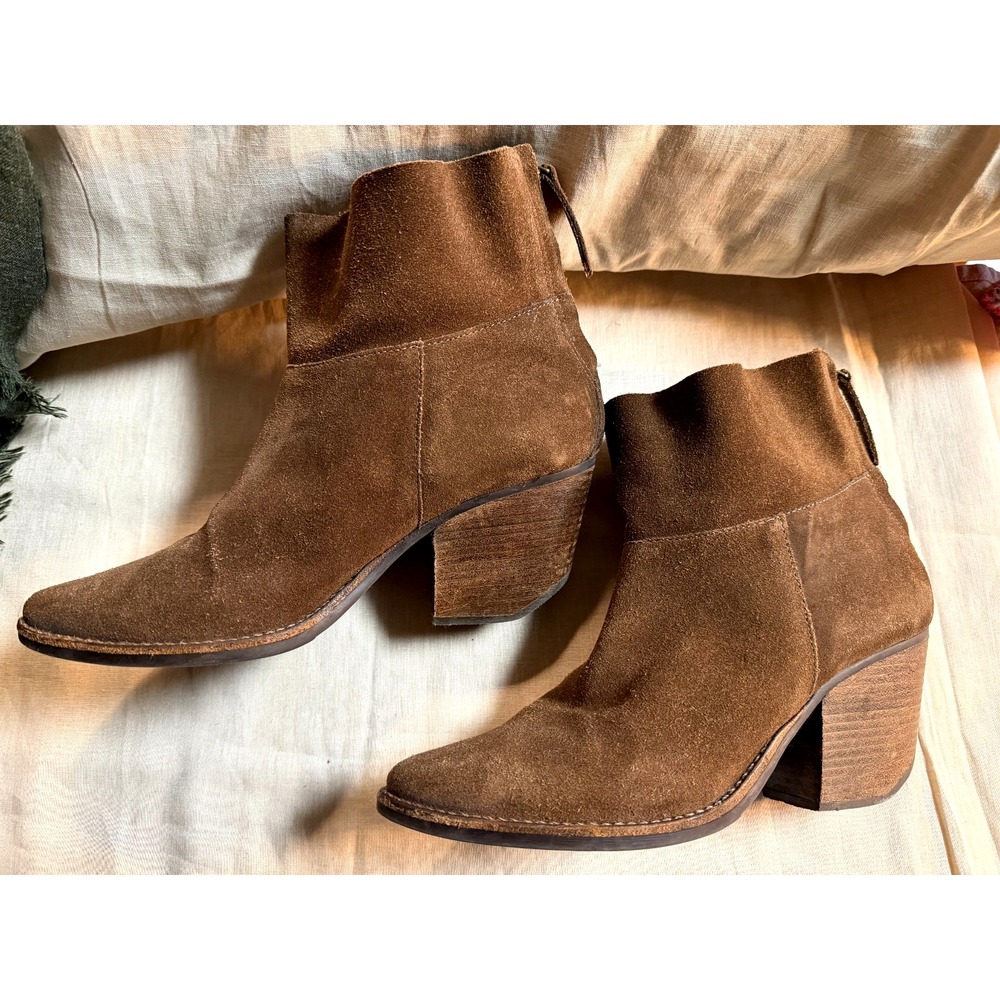 Matisse Suede Western Bootie SZ 9.5 Women's Brown